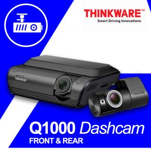 Thinkware Q1000 front & rear dash camera